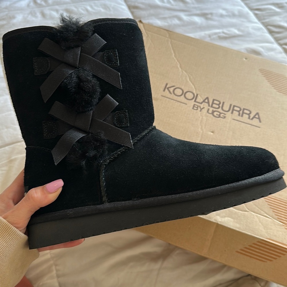 W Victoria Short Koolaburra Uggs - BLACK